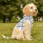 TheVillageHighlandCows Hunde-Kapuzenpullover (schwarzes Logo)